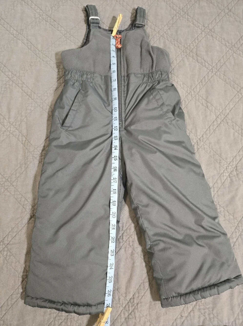 OshKosh B'gosh Gray Kids Snow Overalls